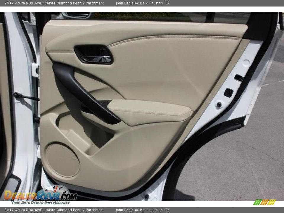 2017 Acura RDX AWD White Diamond Pearl / Parchment Photo #21