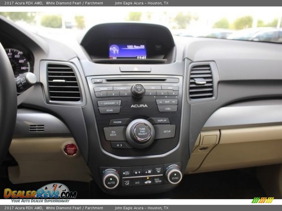 2017 Acura RDX AWD White Diamond Pearl / Parchment Photo #30