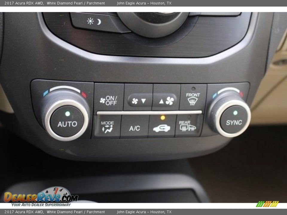 2017 Acura RDX AWD White Diamond Pearl / Parchment Photo #35