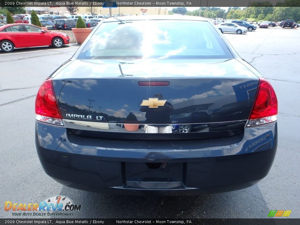 2009 Chevrolet Impala LT Aqua Blue Metallic / Ebony Photo #6