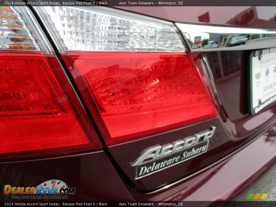 2014 Honda Accord Sport Sedan Basque Red Pearl II / Black Photo #35