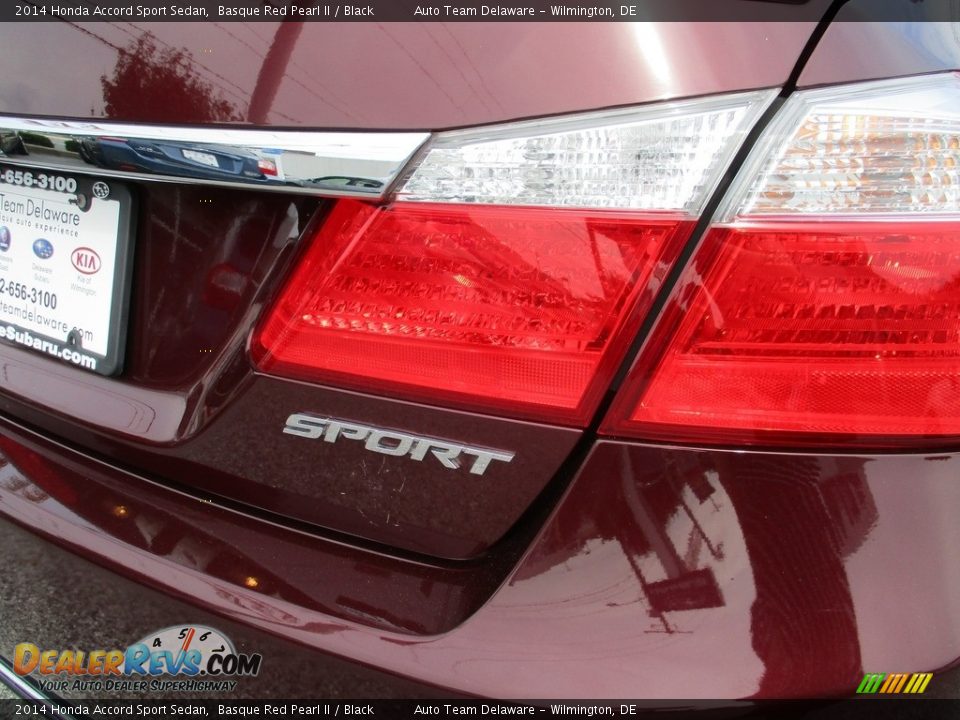 2014 Honda Accord Sport Sedan Basque Red Pearl II / Black Photo #36