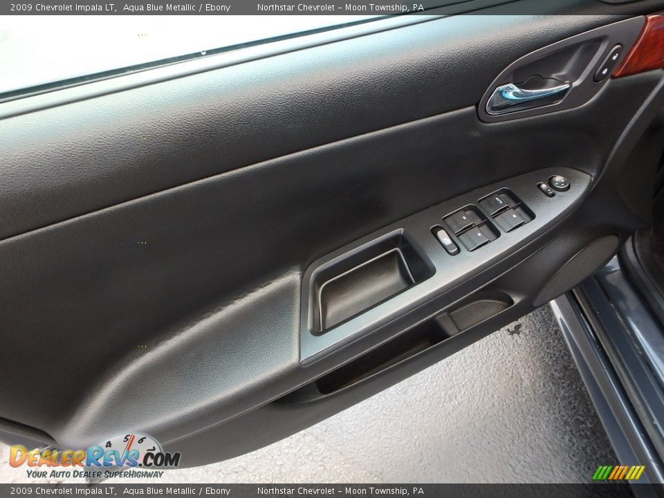 2009 Chevrolet Impala LT Aqua Blue Metallic / Ebony Photo #23