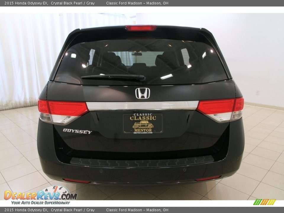 2015 Honda Odyssey EX Crystal Black Pearl / Gray Photo #22