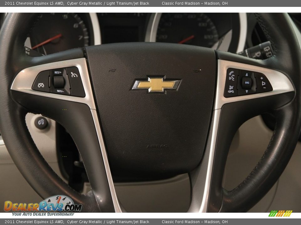 2011 Chevrolet Equinox LS AWD Cyber Gray Metallic / Light Titanium/Jet Black Photo #7