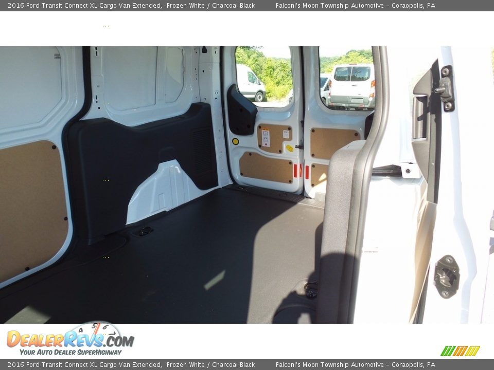 2016 Ford Transit Connect XL Cargo Van Extended Frozen White / Charcoal Black Photo #10