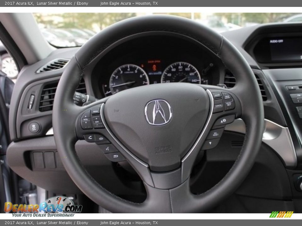 2017 Acura ILX Lunar Silver Metallic / Ebony Photo #27
