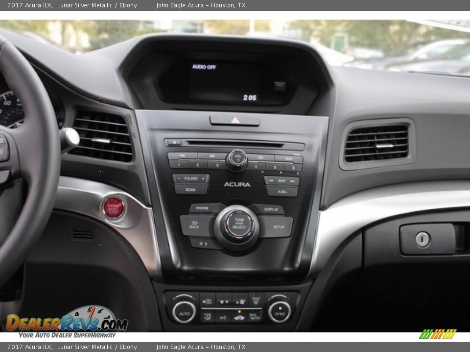 2017 Acura ILX Lunar Silver Metallic / Ebony Photo #28