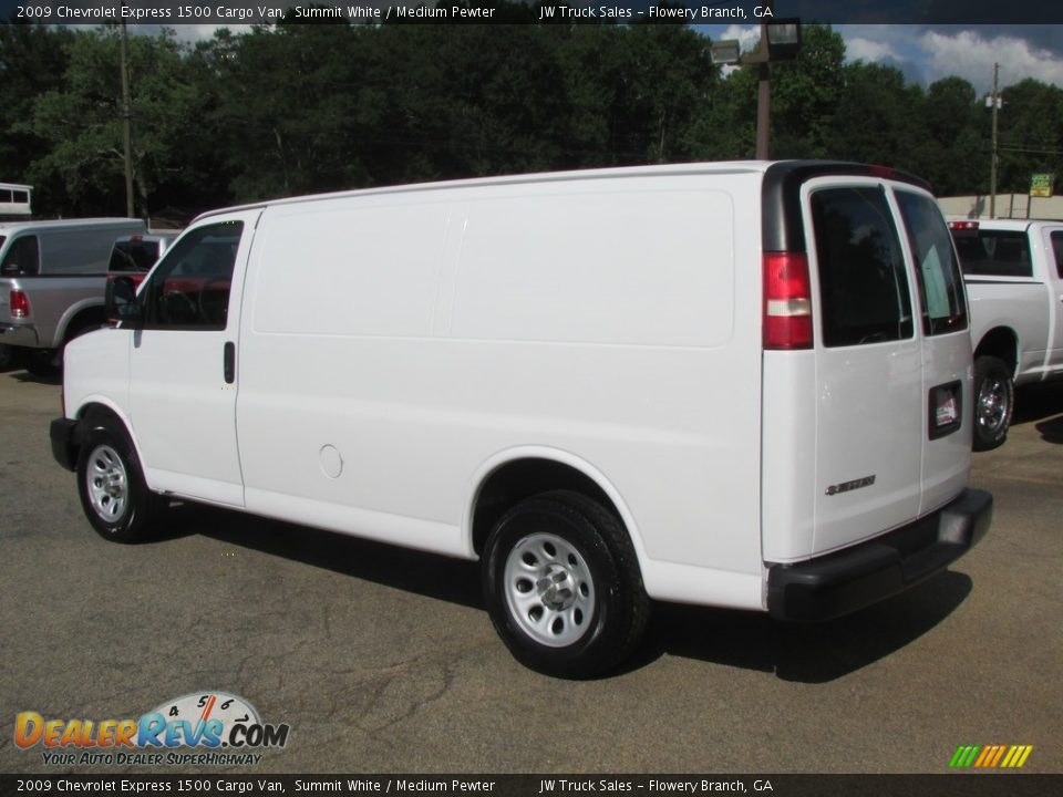 2009 Chevrolet Express 1500 Cargo Van Summit White / Medium Pewter Photo #10