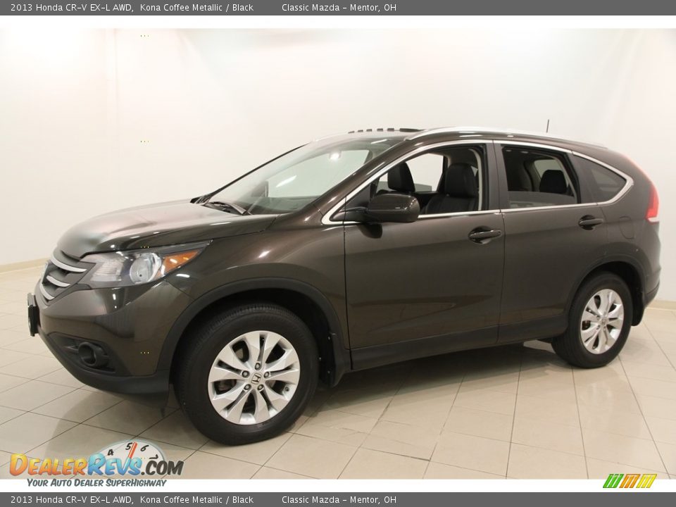 2013 Honda CR-V EX-L AWD Kona Coffee Metallic / Black Photo #3