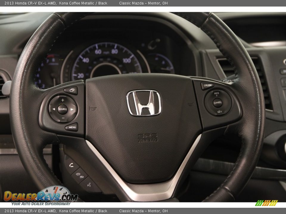 2013 Honda CR-V EX-L AWD Kona Coffee Metallic / Black Photo #7