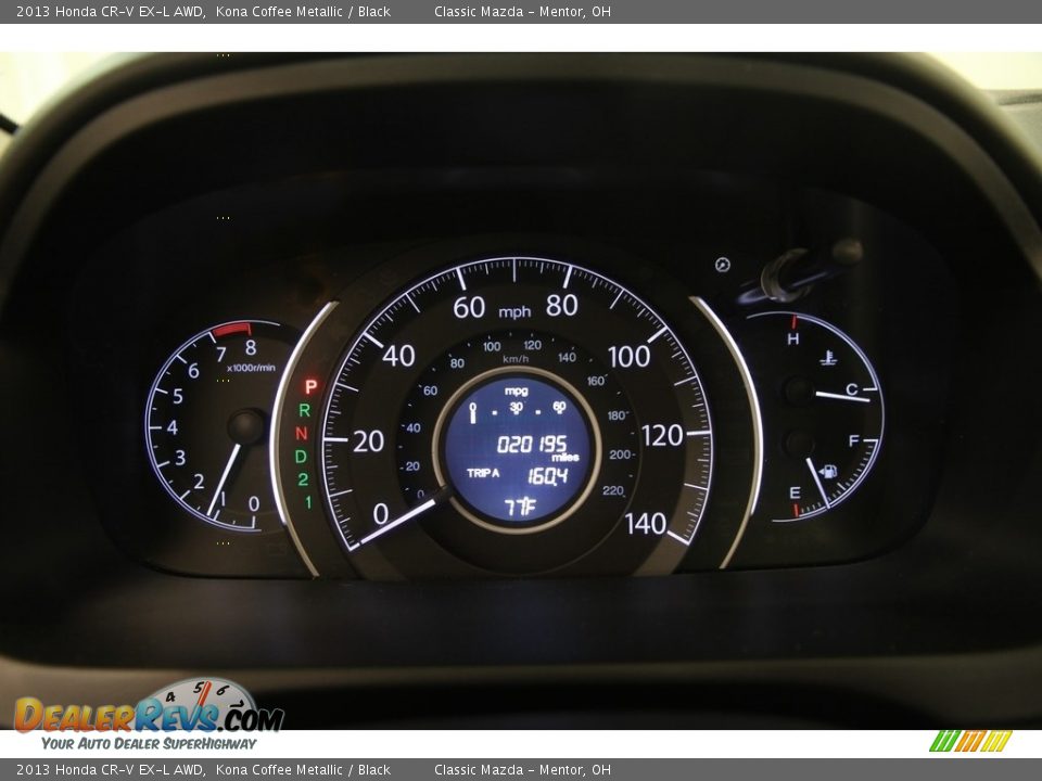 2013 Honda CR-V EX-L AWD Kona Coffee Metallic / Black Photo #8