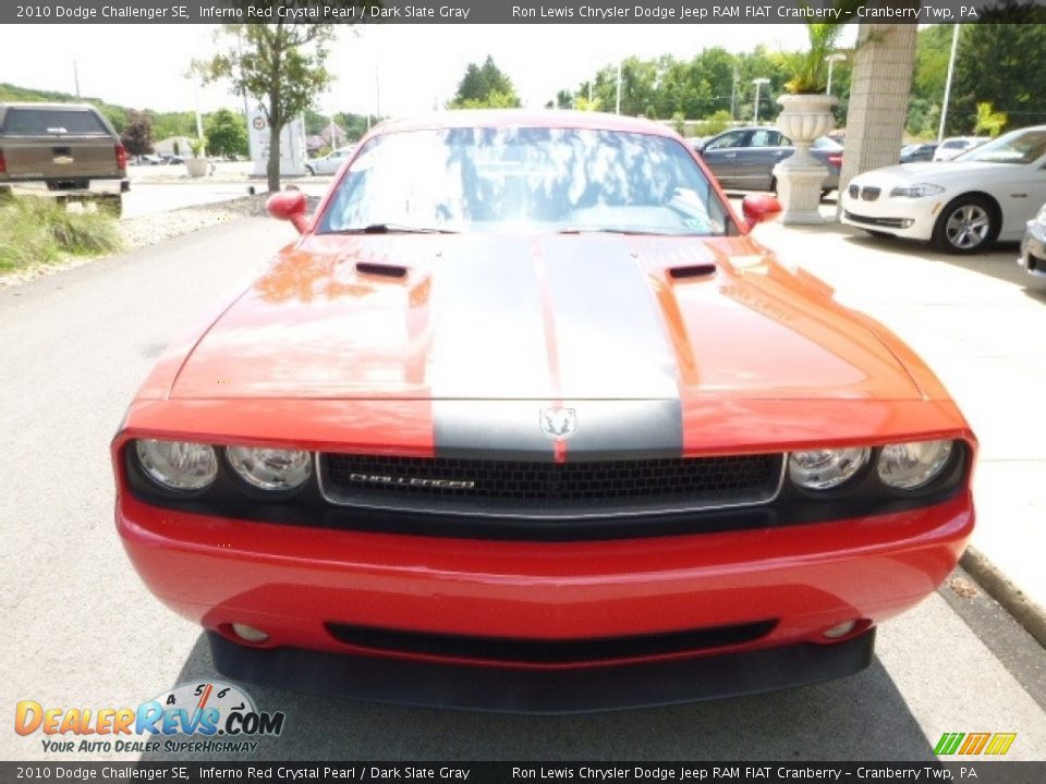 2010 Dodge Challenger SE Inferno Red Crystal Pearl / Dark Slate Gray Photo #9