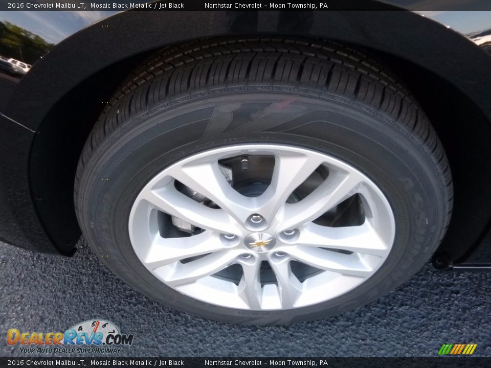 2016 Chevrolet Malibu LT Mosaic Black Metallic / Jet Black Photo #9