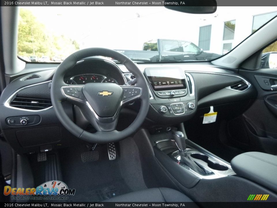 2016 Chevrolet Malibu LT Mosaic Black Metallic / Jet Black Photo #12