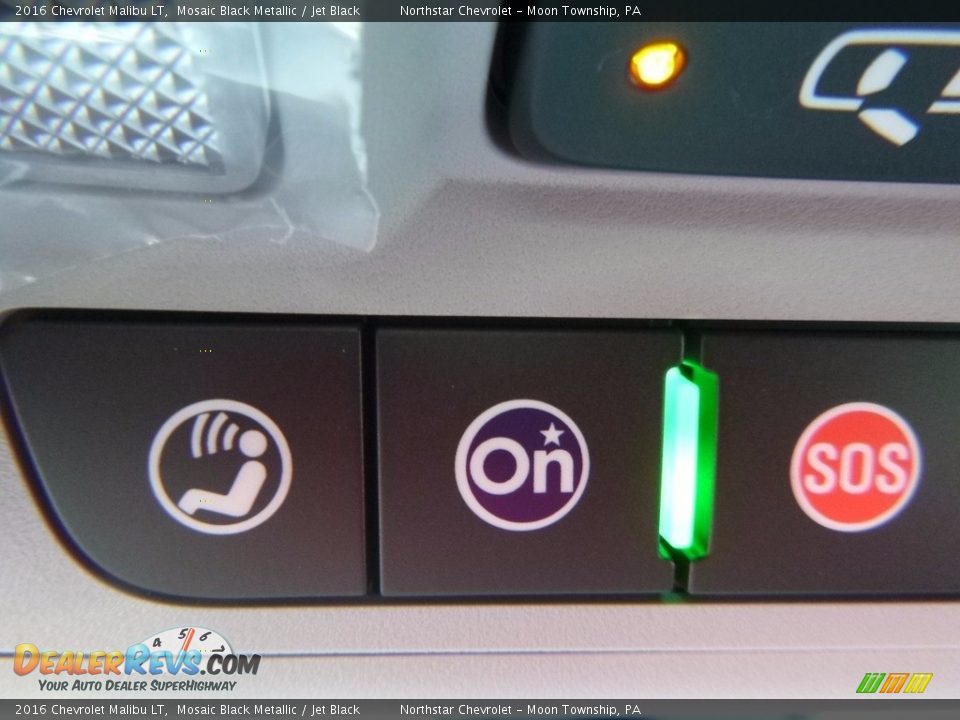 2016 Chevrolet Malibu LT Mosaic Black Metallic / Jet Black Photo #18