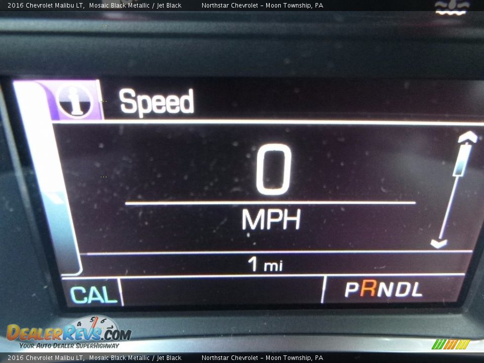 2016 Chevrolet Malibu LT Mosaic Black Metallic / Jet Black Photo #20