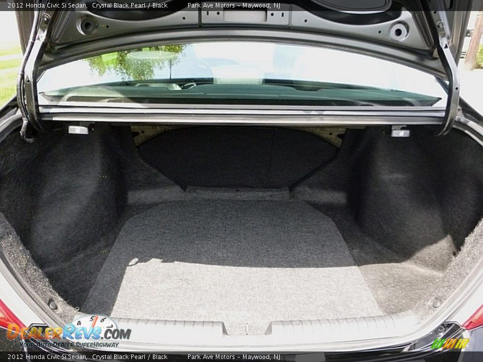 2012 Honda Civic Si Sedan Crystal Black Pearl / Black Photo #23