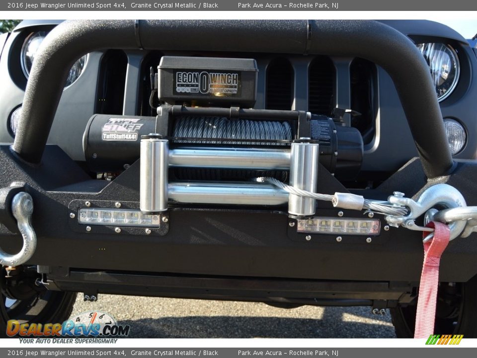 2016 Jeep Wrangler Unlimited Sport 4x4 Granite Crystal Metallic / Black Photo #32