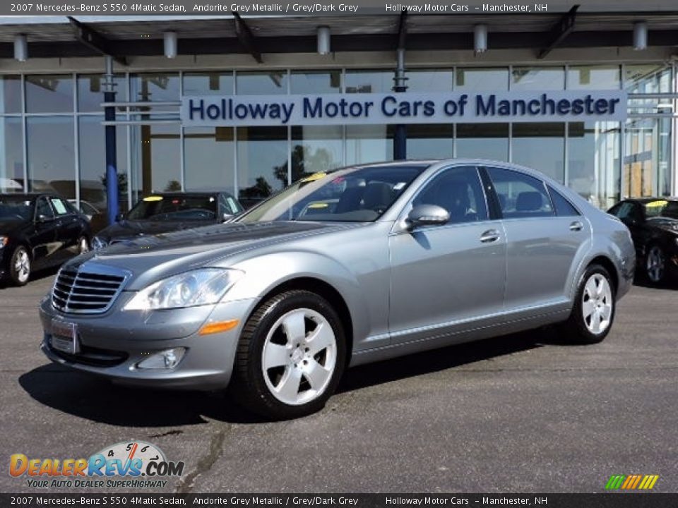 2007 Mercedes-Benz S 550 4Matic Sedan Andorite Grey Metallic / Grey/Dark Grey Photo #1