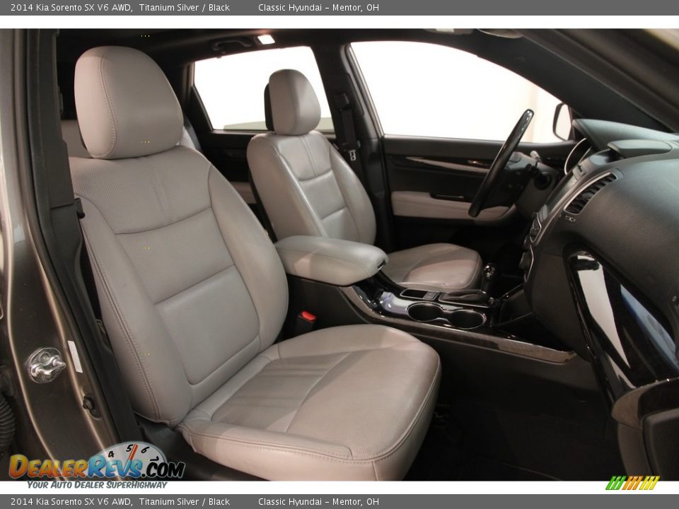 2014 Kia Sorento SX V6 AWD Titanium Silver / Black Photo #16