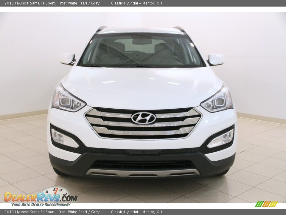 2013 Hyundai Santa Fe Sport Frost White Pearl / Gray Photo #2