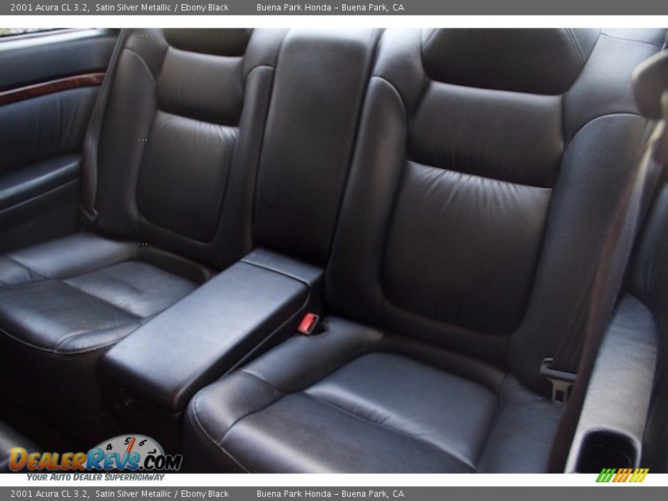 2001 Acura CL 3.2 Satin Silver Metallic / Ebony Black Photo #4