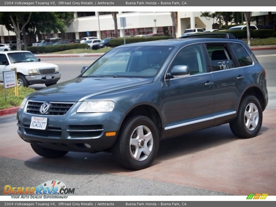 2004 Volkswagen Touareg V6 Offroad Grey Metallic / Anthracite Photo #8