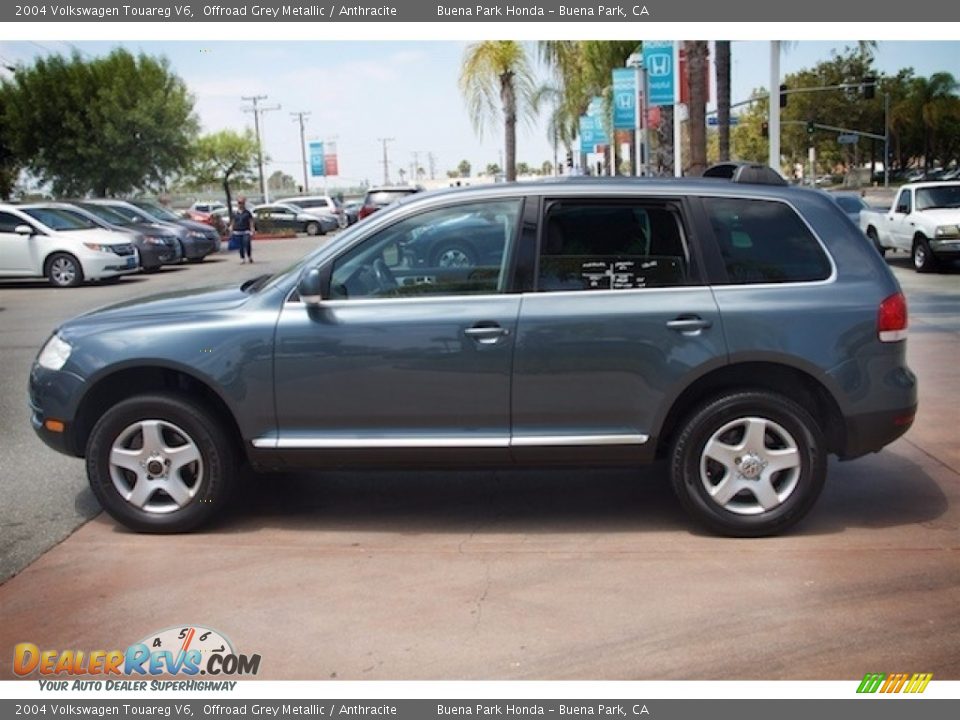 2004 Volkswagen Touareg V6 Offroad Grey Metallic / Anthracite Photo #9