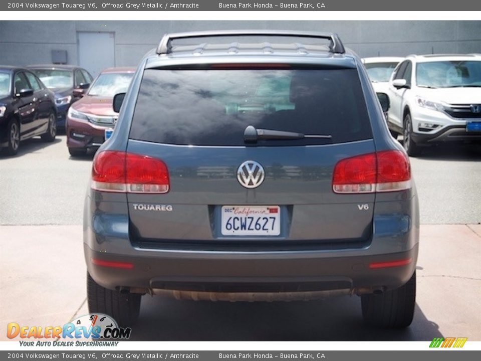 2004 Volkswagen Touareg V6 Offroad Grey Metallic / Anthracite Photo #10