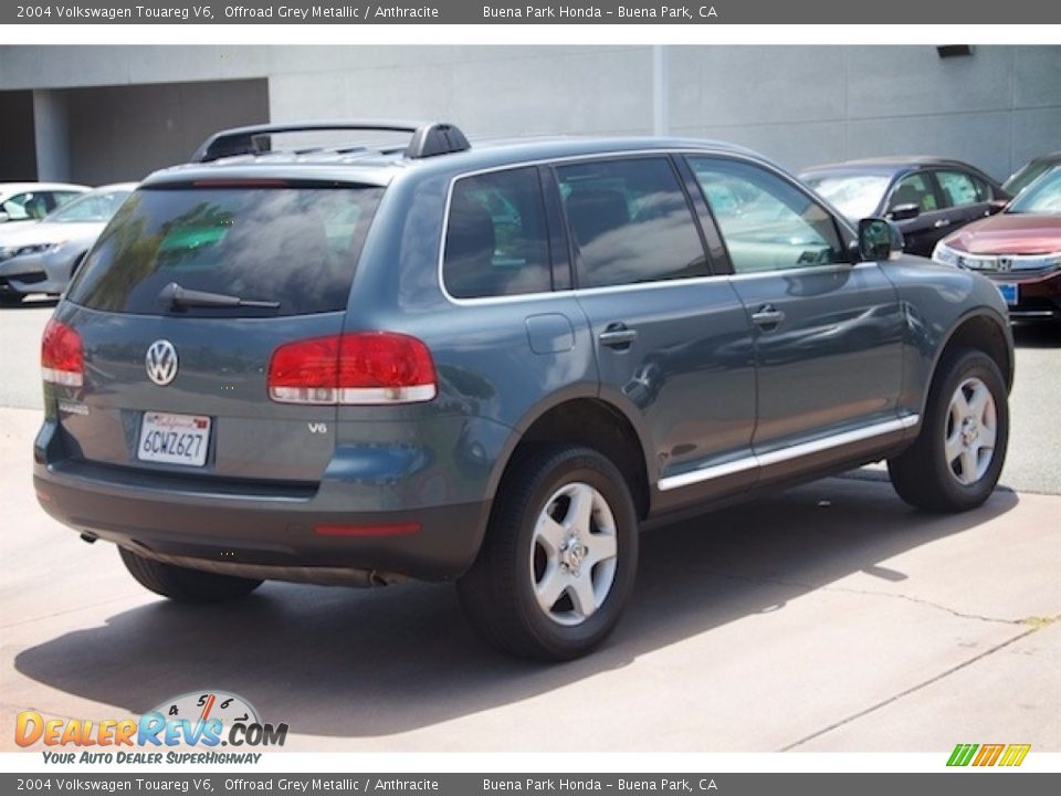 2004 Volkswagen Touareg V6 Offroad Grey Metallic / Anthracite Photo #11