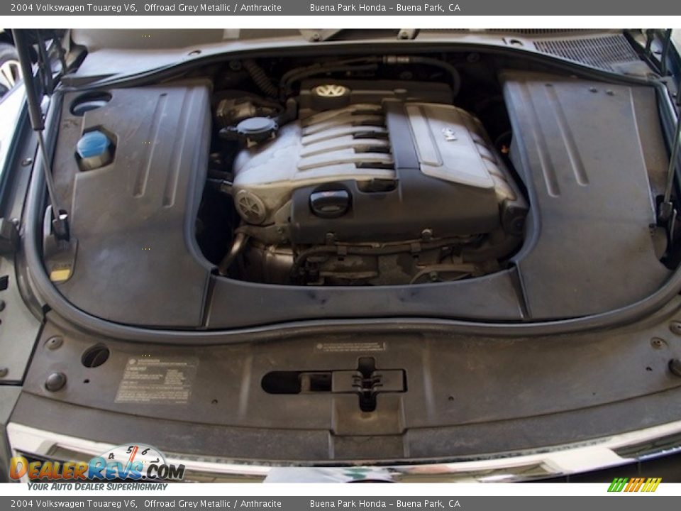 2004 Volkswagen Touareg V6 Offroad Grey Metallic / Anthracite Photo #27