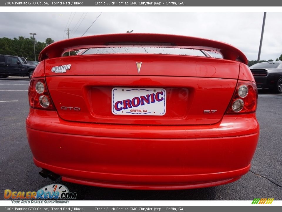 2004 Pontiac GTO Coupe Torrid Red / Black Photo #6