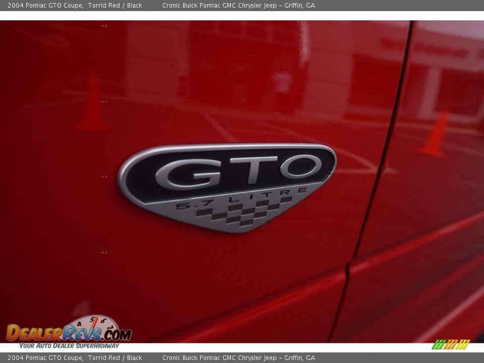 2004 Pontiac GTO Coupe Torrid Red / Black Photo #14