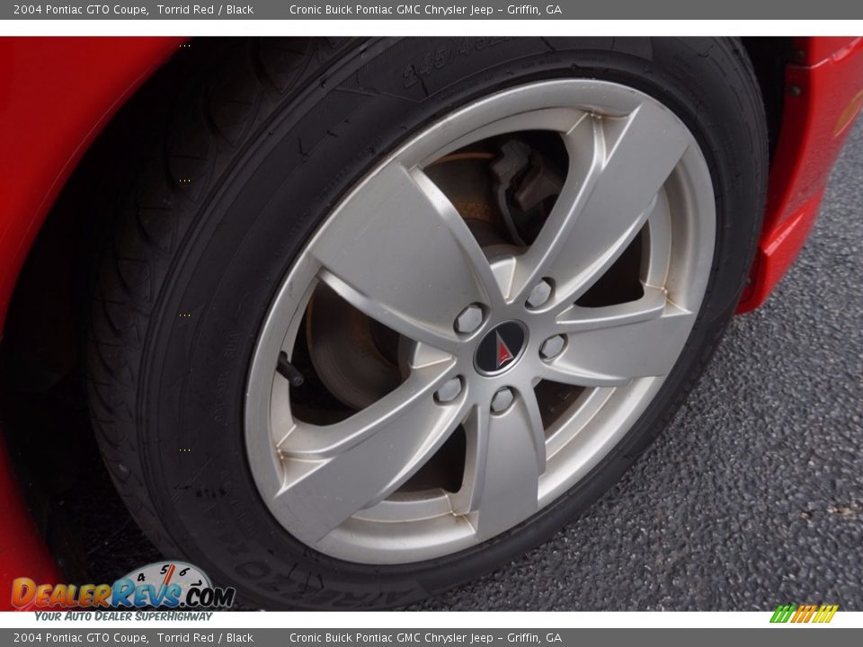 2004 Pontiac GTO Coupe Torrid Red / Black Photo #20