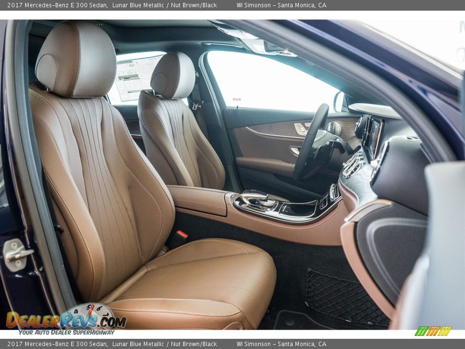 Nut Brown/Black Interior - 2017 Mercedes-Benz E 300 Sedan Photo #2
