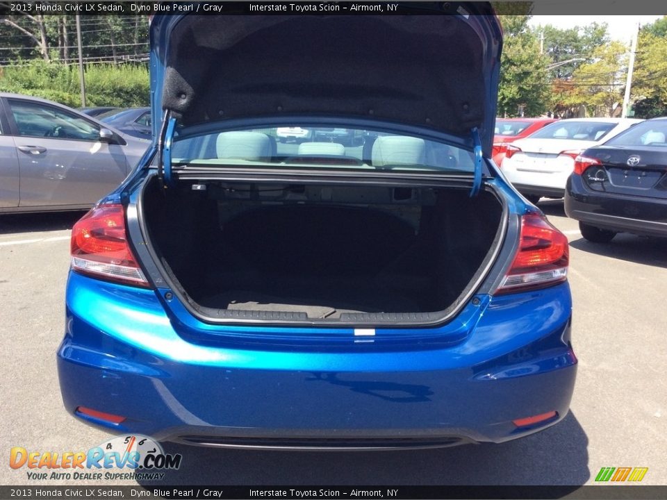 2013 Honda Civic LX Sedan Dyno Blue Pearl / Gray Photo #17