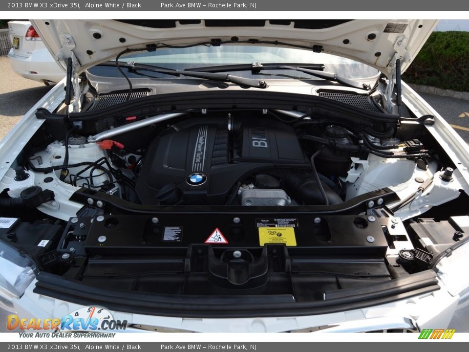 2013 BMW X3 xDrive 35i Alpine White / Black Photo #30
