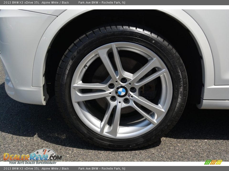 2013 BMW X3 xDrive 35i Alpine White / Black Photo #32