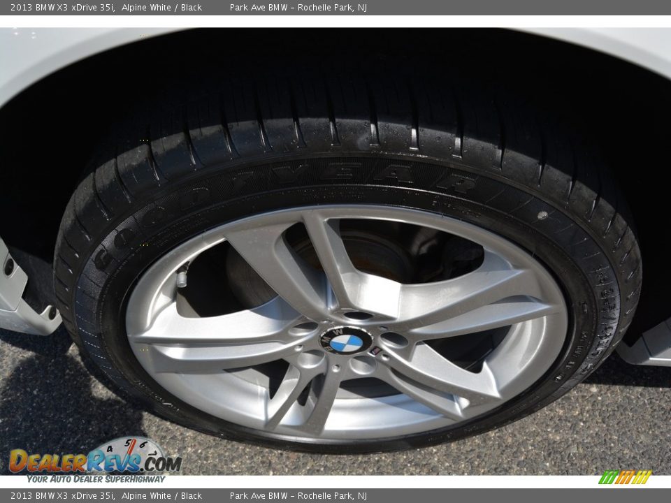 2013 BMW X3 xDrive 35i Alpine White / Black Photo #33