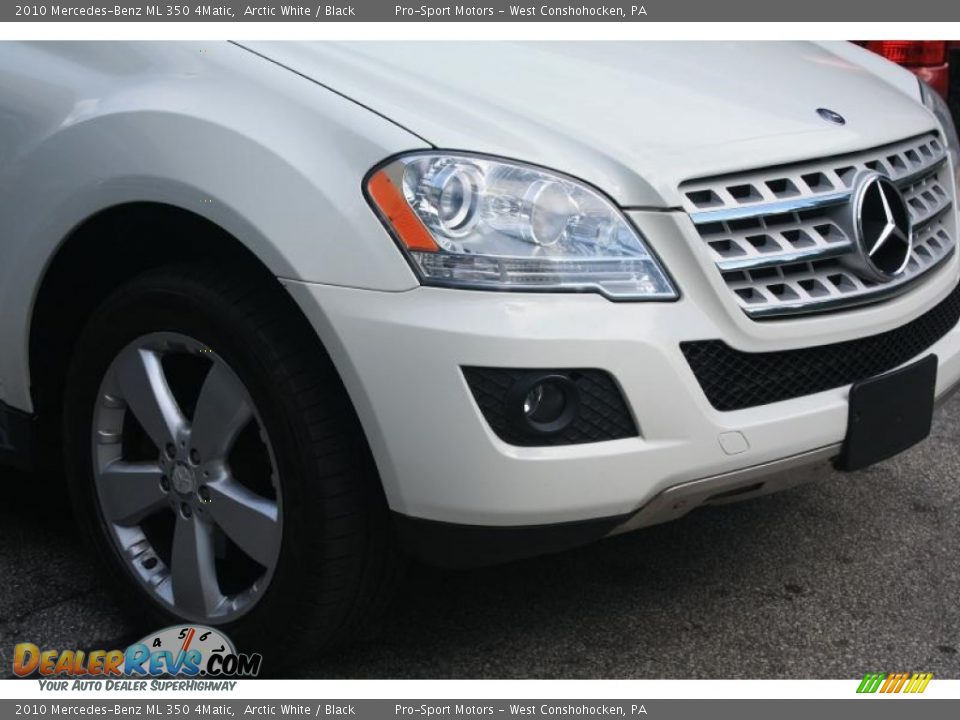 2010 Mercedes-Benz ML 350 4Matic Arctic White / Black Photo #5