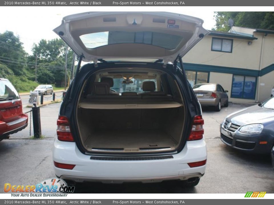 2010 Mercedes-Benz ML 350 4Matic Arctic White / Black Photo #35