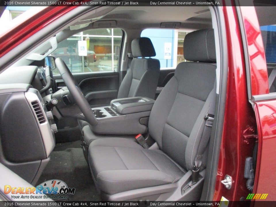 2016 Chevrolet Silverado 1500 LT Crew Cab 4x4 Siren Red Tintcoat / Jet Black Photo #11
