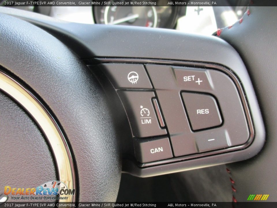 Controls of 2017 Jaguar F-TYPE SVR AWD Convertible Photo #19