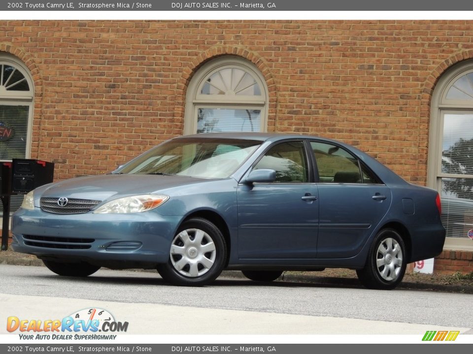 2002 Toyota Camry LE Stratosphere Mica / Stone Photo #3