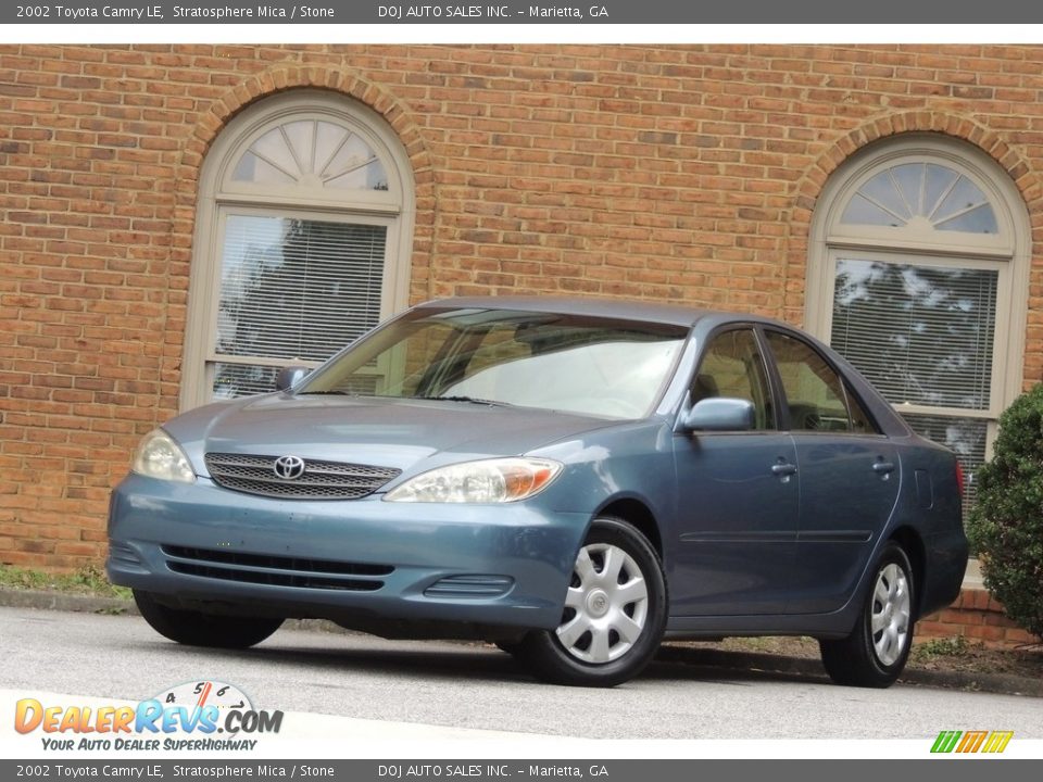 2002 Toyota Camry LE Stratosphere Mica / Stone Photo #4