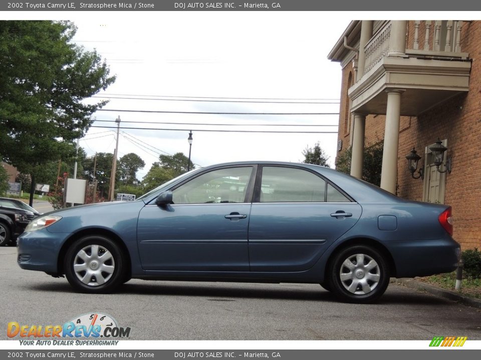 2002 Toyota Camry LE Stratosphere Mica / Stone Photo #9