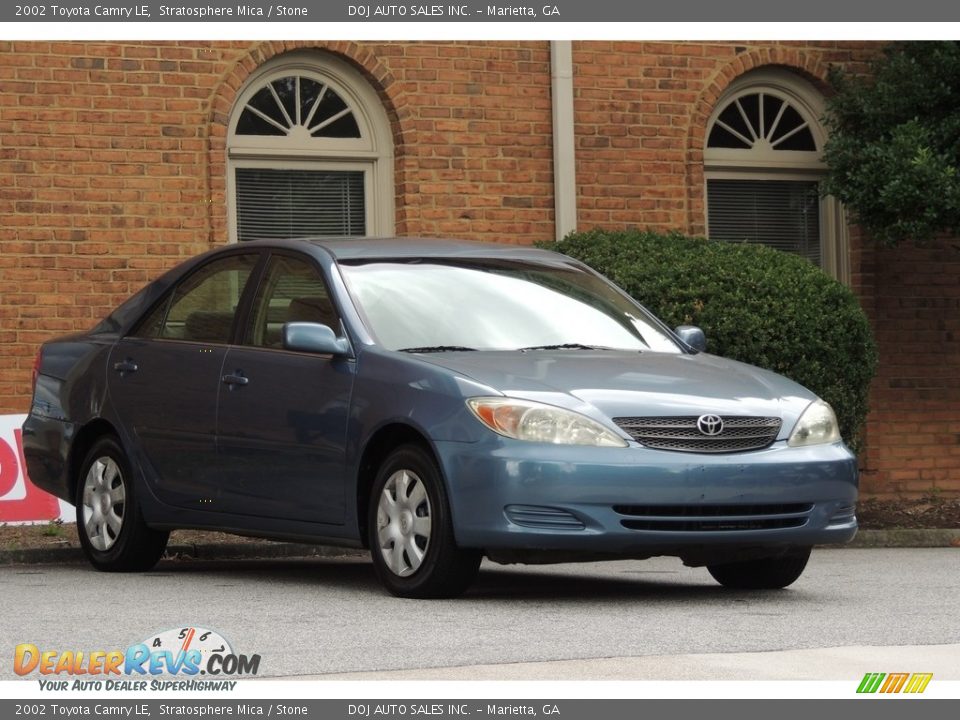 2002 Toyota Camry LE Stratosphere Mica / Stone Photo #13