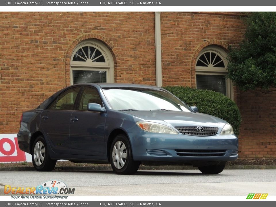 2002 Toyota Camry LE Stratosphere Mica / Stone Photo #14