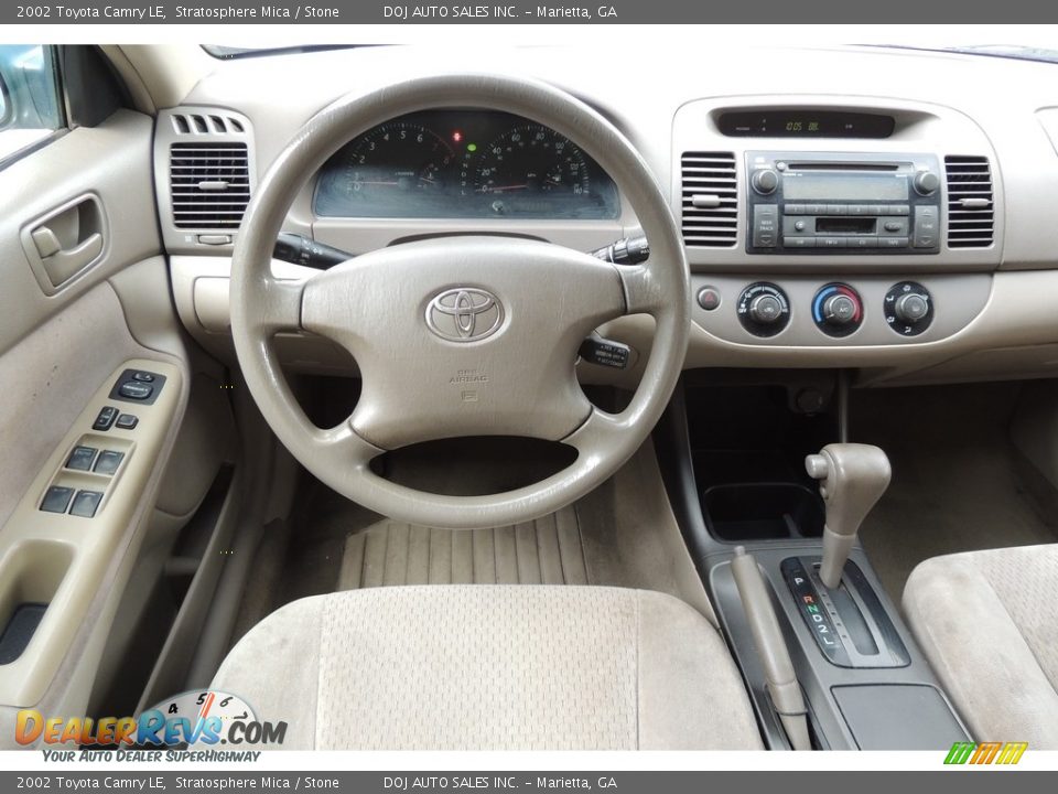 2002 Toyota Camry LE Stratosphere Mica / Stone Photo #17